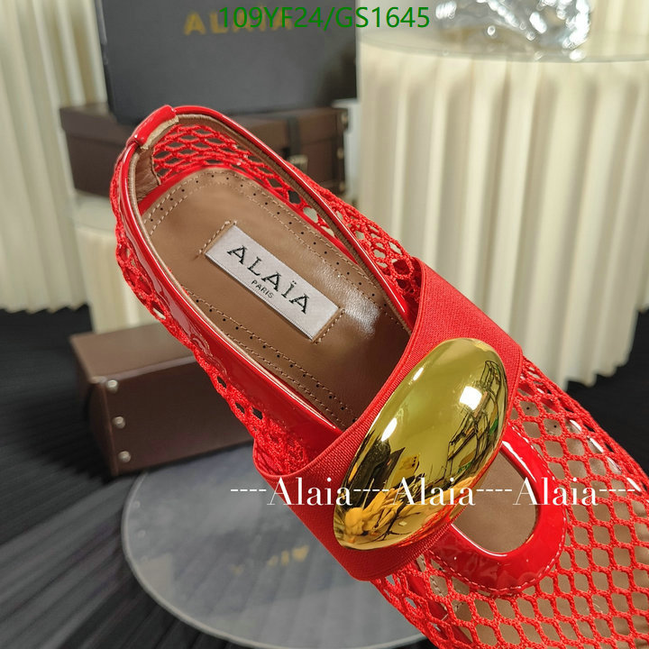 ALAIA-Women Shoes Code: GS1645 $: 109USD