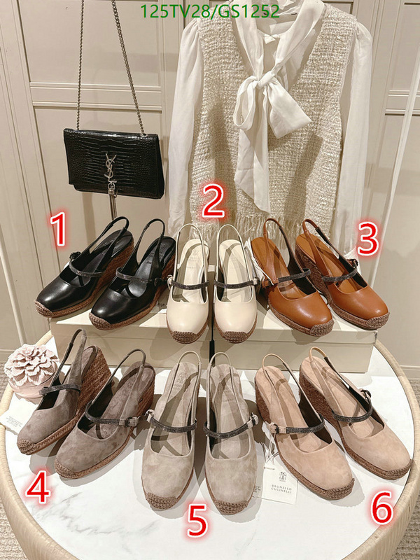 Brunello Cucinelli-Women Shoes Code: GS1252 $: 125USD