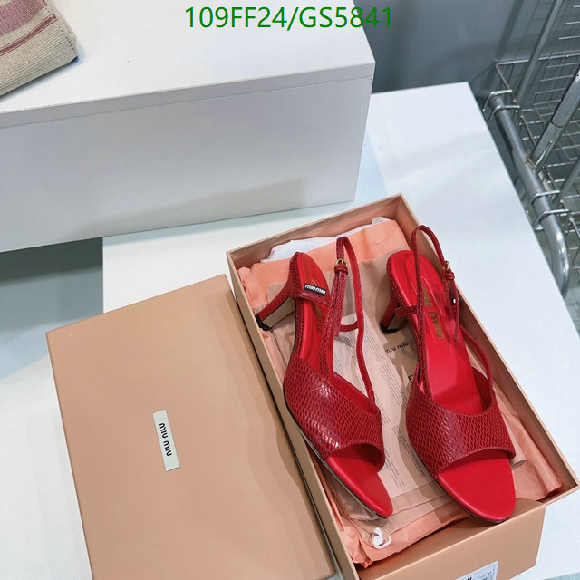 Miu Miu-Women Shoes Code: GS5841 $: 109USD