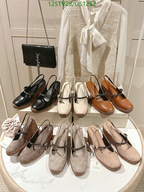 Brunello Cucinelli-Women Shoes Code: GS1252 $: 125USD