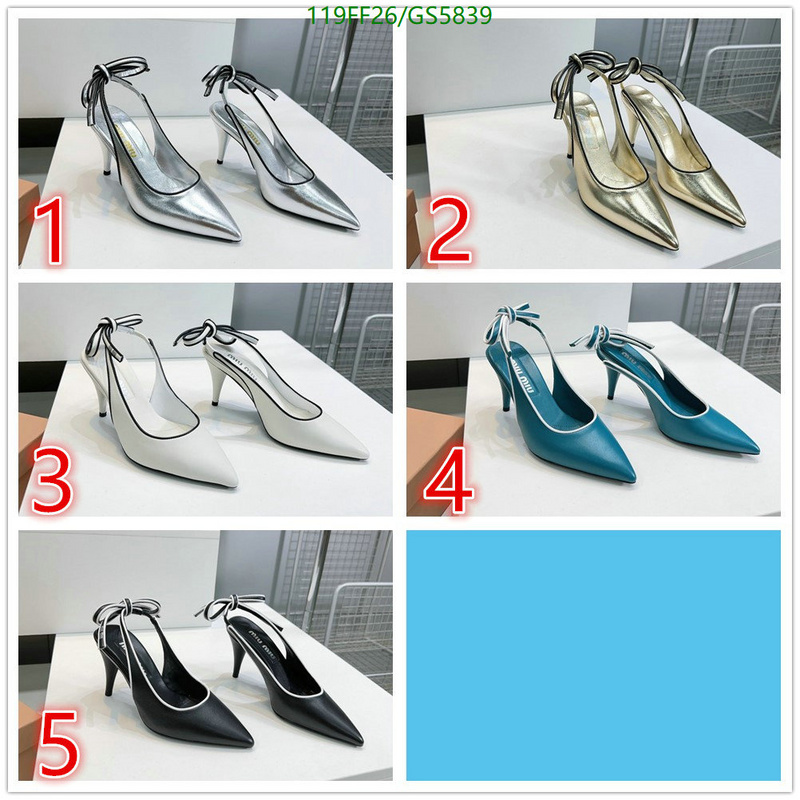 Miu Miu-Women Shoes Code: GS5839 $: 119USD