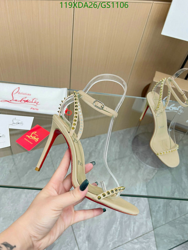 Christian Louboutin-Women Shoes Code: GS1106 $: 119USD