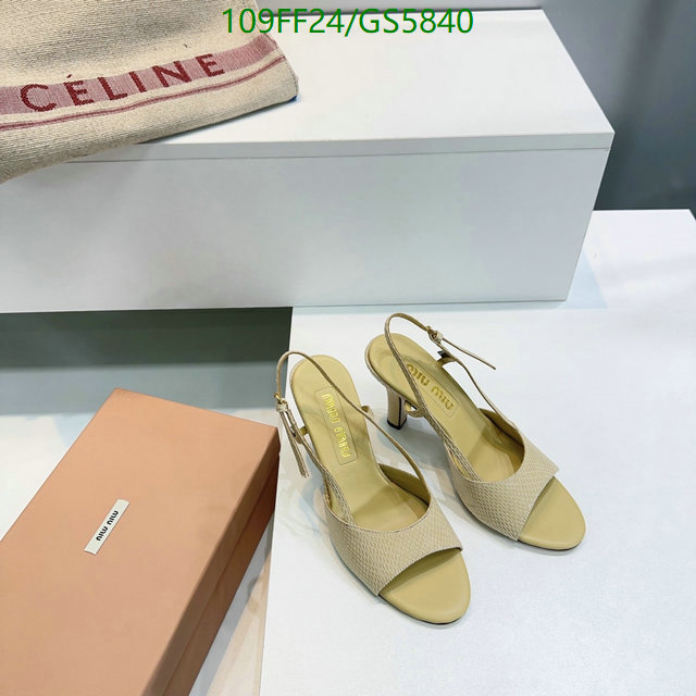 Miu Miu-Women Shoes Code: GS5840 $: 109USD