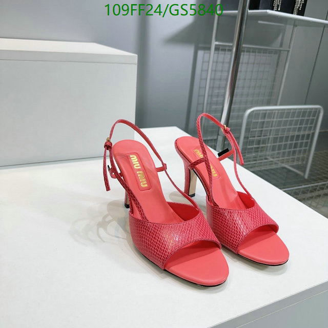 Miu Miu-Women Shoes Code: GS5840 $: 109USD