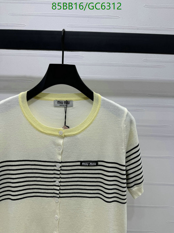 MIUMIU-Clothing Code: GC6312 $: 85USD