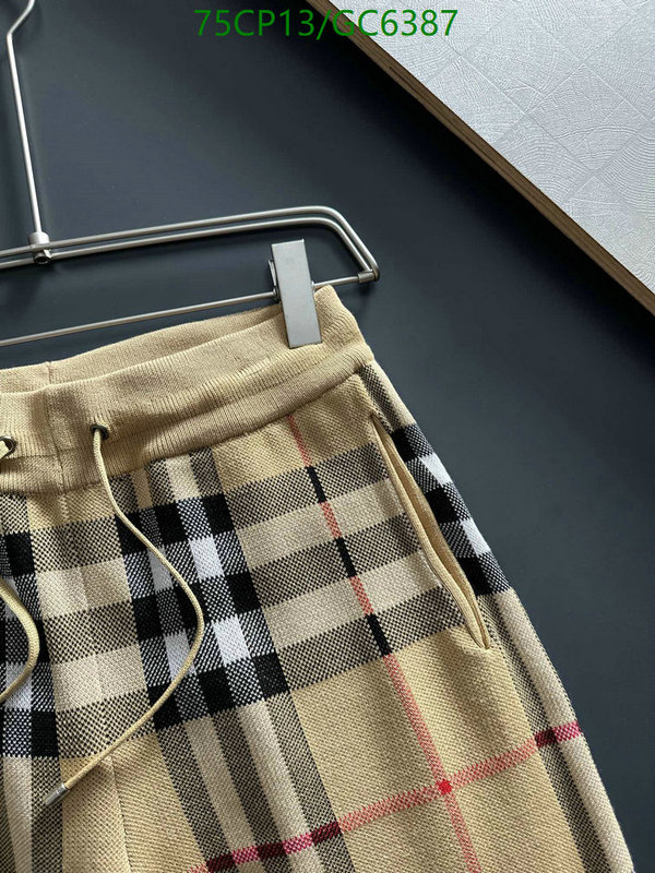 Burberry-Clothing Code: GC6387 $: 75USD