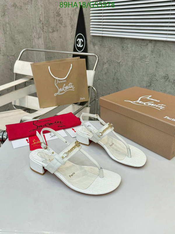 Christian Louboutin-Women Shoes Code: GS5978 $: 89USD