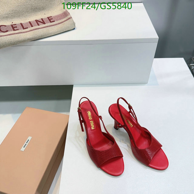 Miu Miu-Women Shoes Code: GS5840 $: 109USD