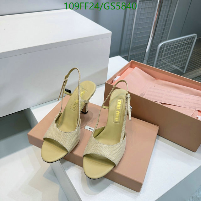 Miu Miu-Women Shoes Code: GS5840 $: 109USD
