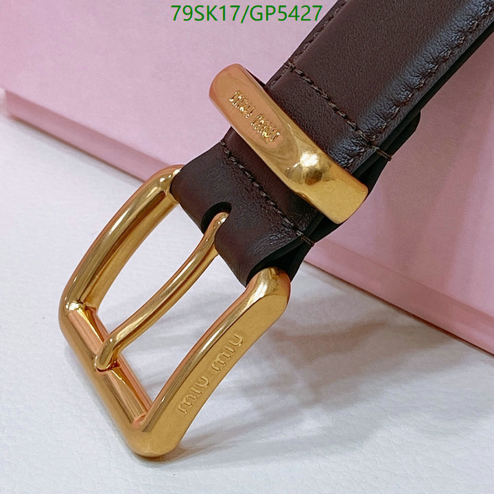 MIU MIU-Belts Code: GP5427 $: 79USD