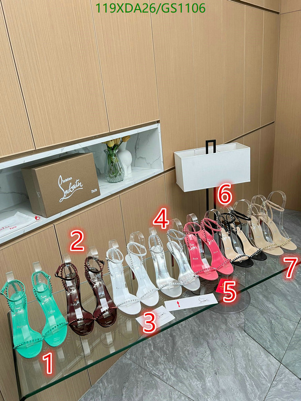 Christian Louboutin-Women Shoes Code: GS1106 $: 119USD