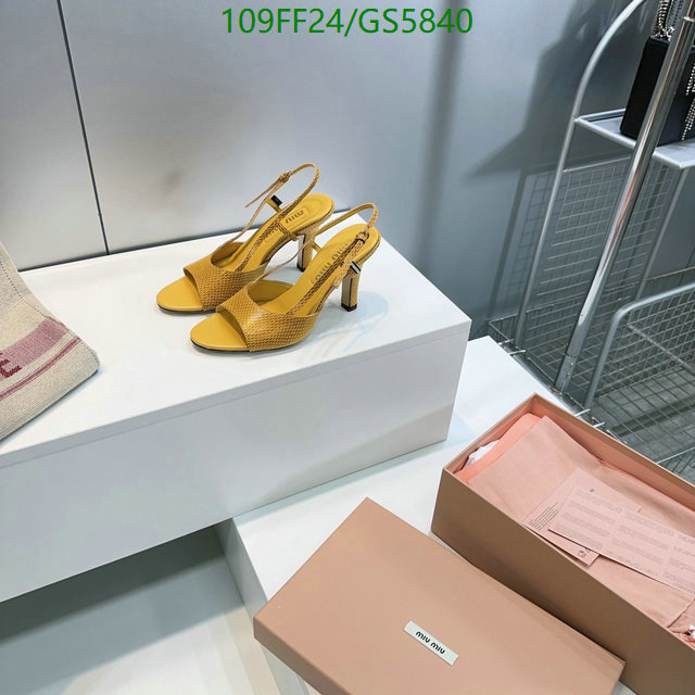 Miu Miu-Women Shoes Code: GS5840 $: 109USD