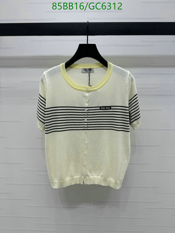 MIUMIU-Clothing Code: GC6312 $: 85USD