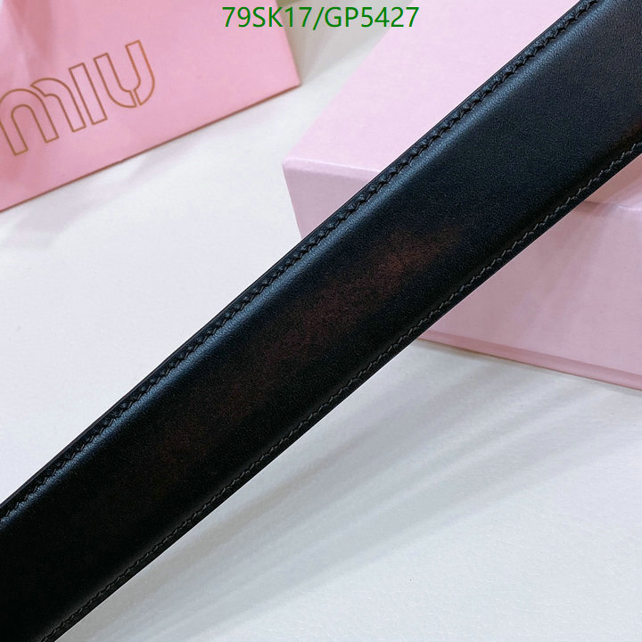 MIU MIU-Belts Code: GP5427 $: 79USD