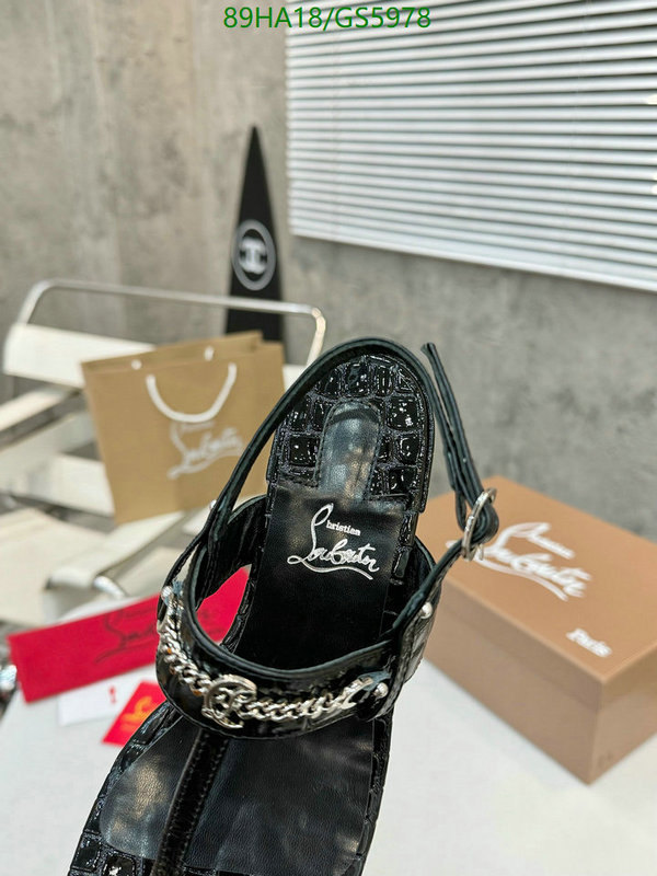 Christian Louboutin-Women Shoes Code: GS5978 $: 89USD