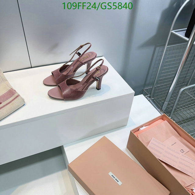 Miu Miu-Women Shoes Code: GS5840 $: 109USD