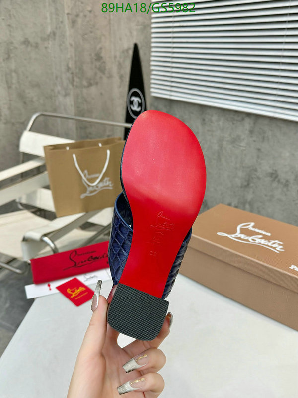 Christian Louboutin-Women Shoes Code: GS5982 $: 89USD