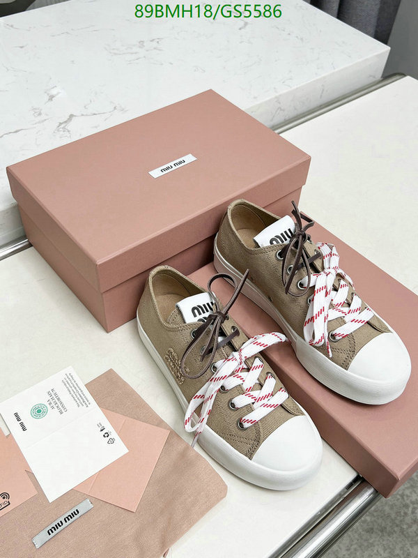 Miu Miu-Women Shoes Code: GS5586 $: 89USD