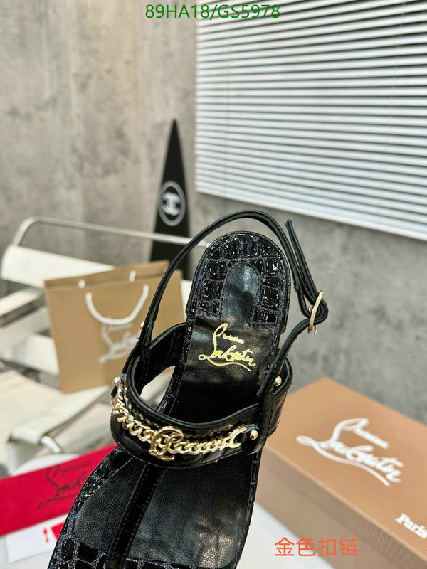 Christian Louboutin-Women Shoes Code: GS5978 $: 89USD