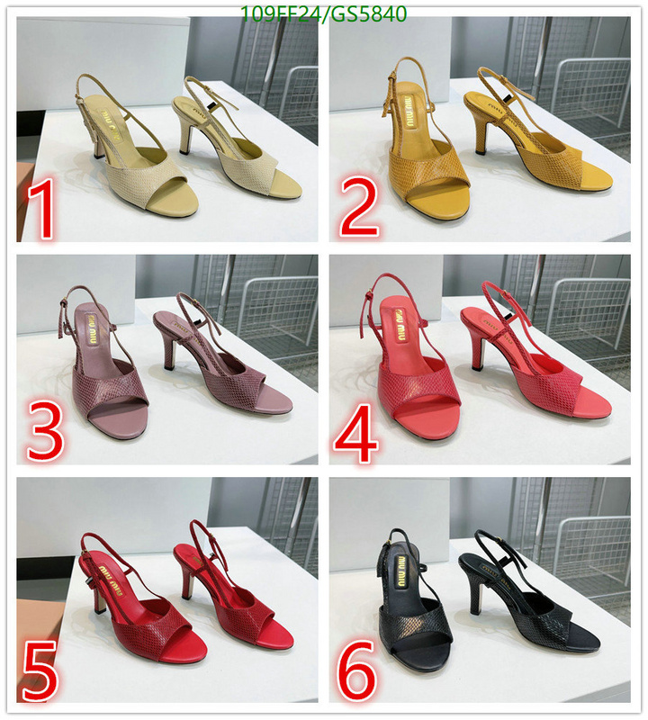 Miu Miu-Women Shoes Code: GS5840 $: 109USD