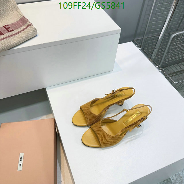 Miu Miu-Women Shoes Code: GS5841 $: 109USD