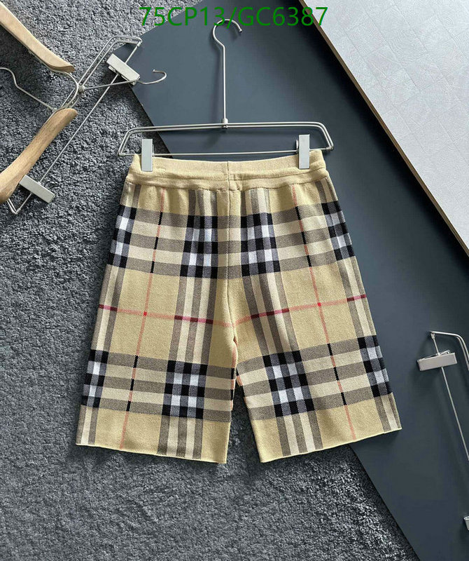Burberry-Clothing Code: GC6387 $: 75USD