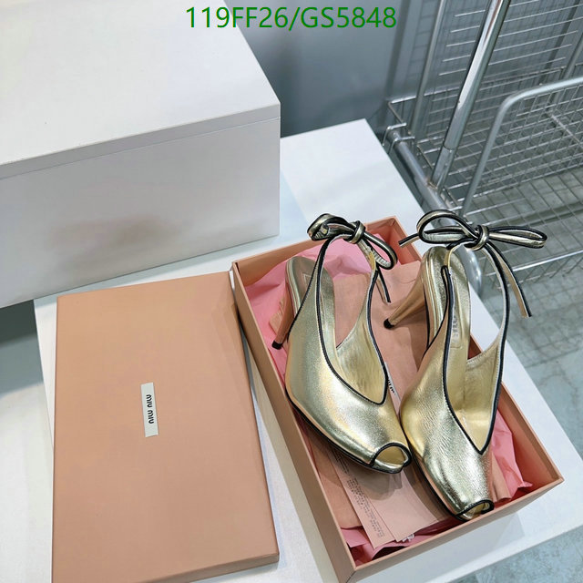Miu Miu-Women Shoes Code: GS5848 $: 119USD