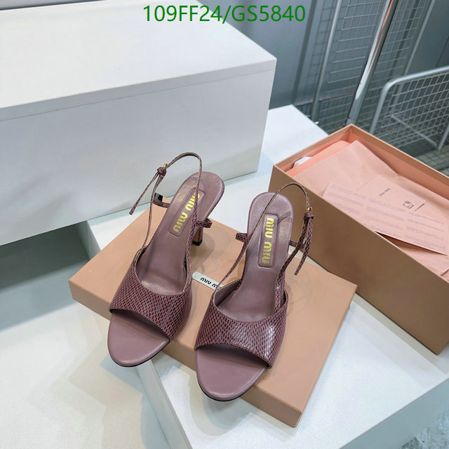 Miu Miu-Women Shoes Code: GS5840 $: 109USD