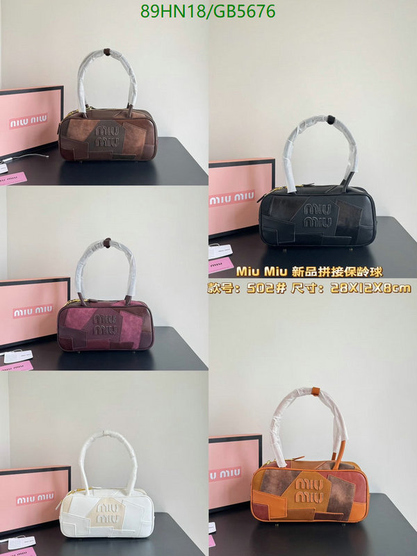 Miu Miu-Bag-4A Quality Code: GB5676 $: 89USD