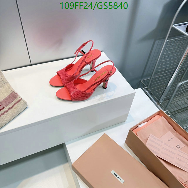 Miu Miu-Women Shoes Code: GS5840 $: 109USD