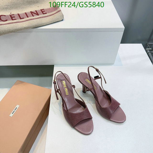 Miu Miu-Women Shoes Code: GS5840 $: 109USD