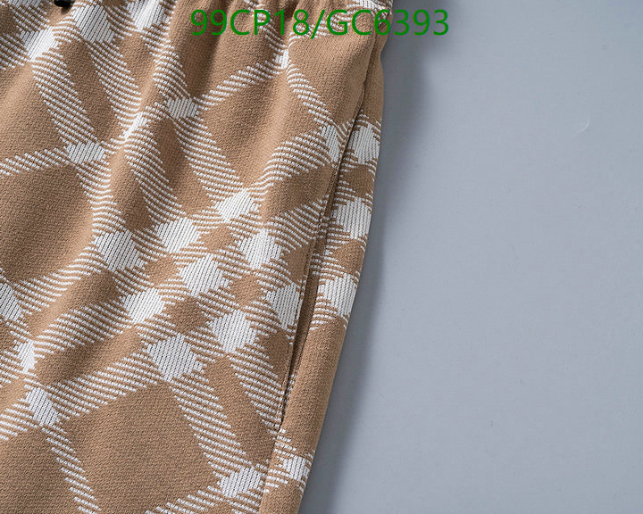 Burberry-Clothing Code: GC6393 $: 99USD