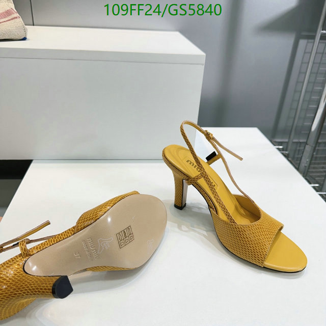Miu Miu-Women Shoes Code: GS5840 $: 109USD