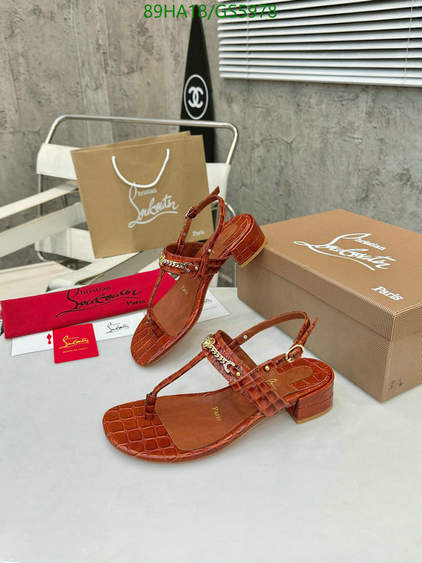 Christian Louboutin-Women Shoes Code: GS5978 $: 89USD