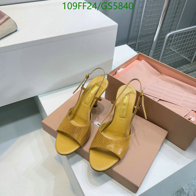 Miu Miu-Women Shoes Code: GS5840 $: 109USD
