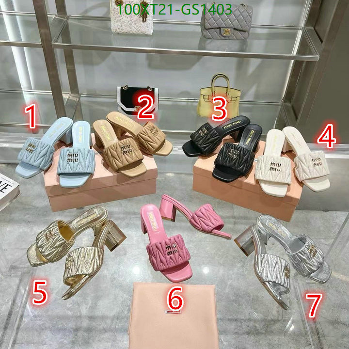 Miu Miu-Women Shoes Code: GS1403 $: 100USD