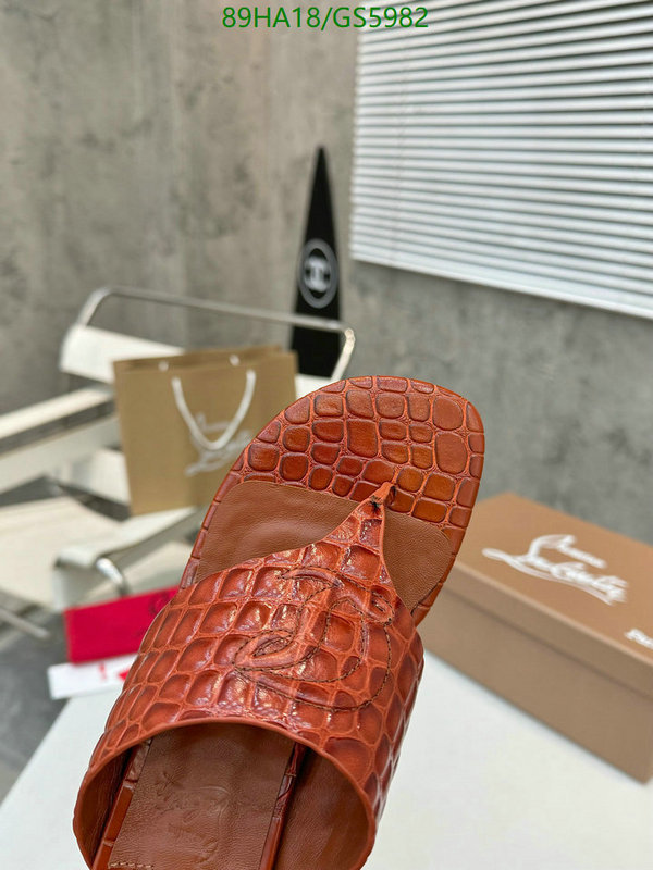 Christian Louboutin-Women Shoes Code: GS5982 $: 89USD
