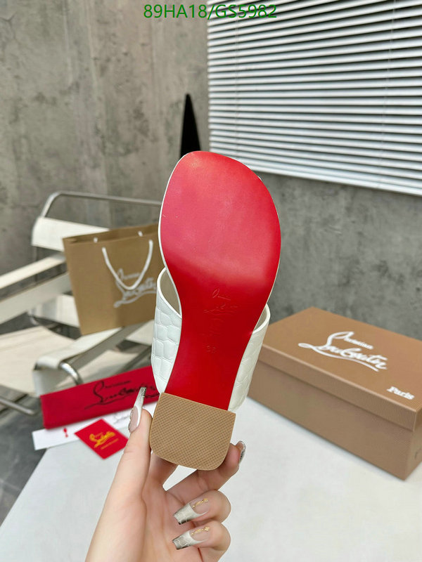 Christian Louboutin-Women Shoes Code: GS5982 $: 89USD