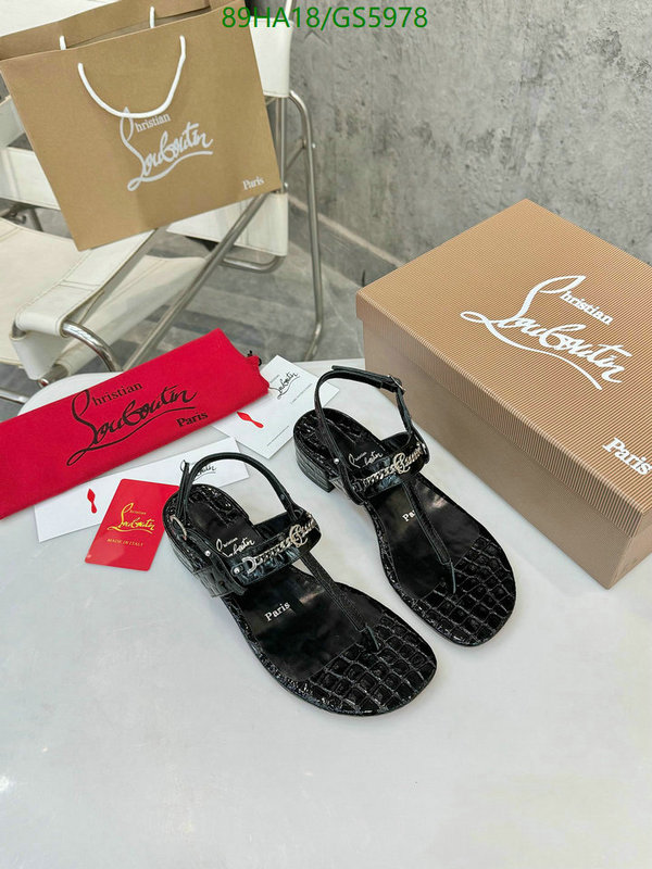 Christian Louboutin-Women Shoes Code: GS5978 $: 89USD