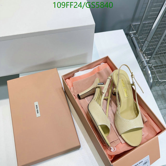 Miu Miu-Women Shoes Code: GS5840 $: 109USD