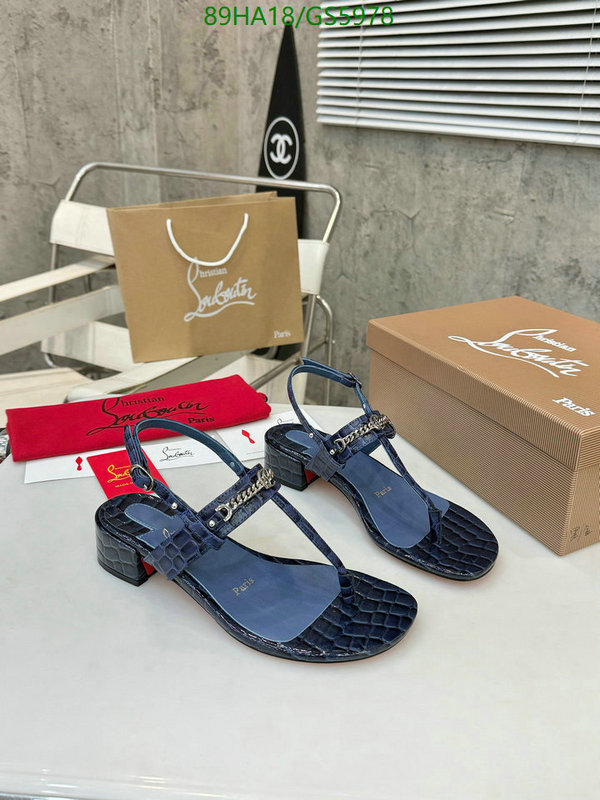 Christian Louboutin-Women Shoes Code: GS5978 $: 89USD