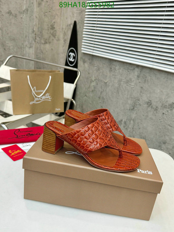 Christian Louboutin-Women Shoes Code: GS5982 $: 89USD