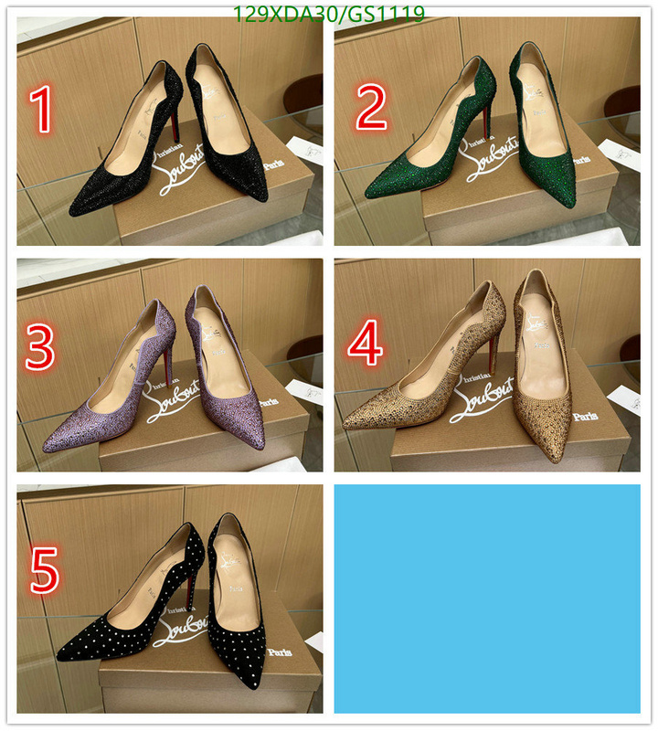 Christian Louboutin-Women Shoes Code: GS1119 $: 129USD
