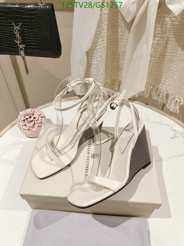 Brunello Cucinelli-Women Shoes Code: GS1257 $: 125USD