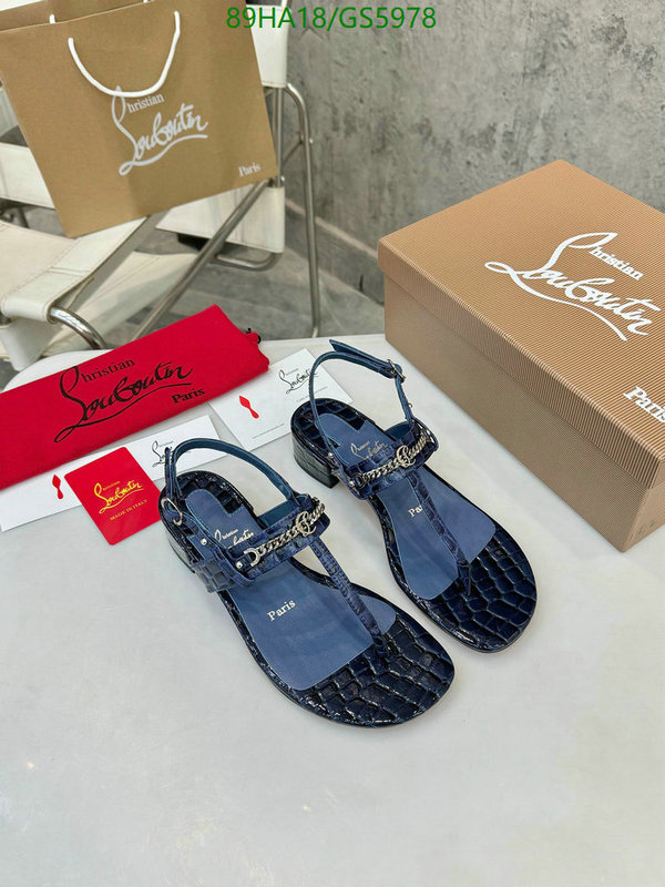 Christian Louboutin-Women Shoes Code: GS5978 $: 89USD