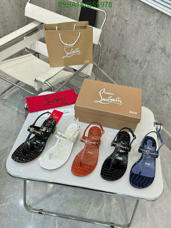 Christian Louboutin-Women Shoes Code: GS5978 $: 89USD