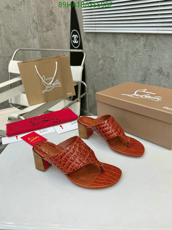 Christian Louboutin-Women Shoes Code: GS5982 $: 89USD
