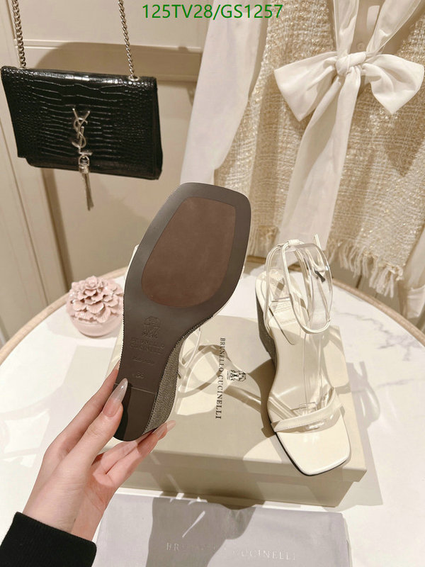 Brunello Cucinelli-Women Shoes Code: GS1257 $: 125USD