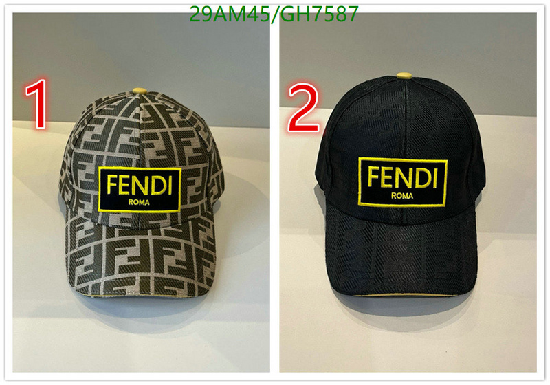 Fendi-Cap(Hat) Code: GH7587 $: 29USD