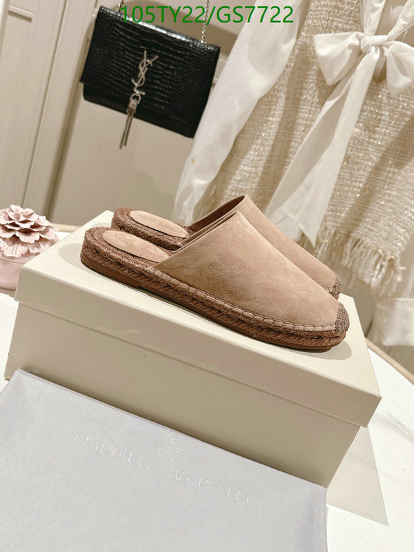 Brunello Cucinelli-Women Shoes Code: GS7722 $: 105USD